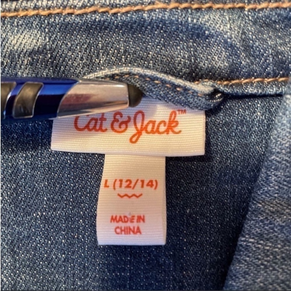 Cat and Jack " Be a Hero" Kids Large
(12/14) Denim Jean Jacket. - Picture 3 of 3